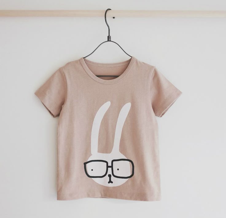 Cute Bunny with Glasses T Shirt