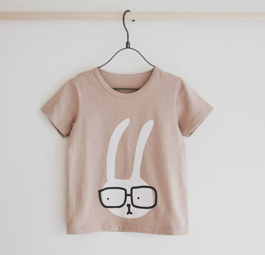Cute Bunny with Glasses T Shirt