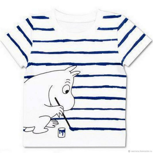 I can draw too Blue Lines T shirt